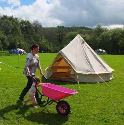 Camping at Ynysfaen